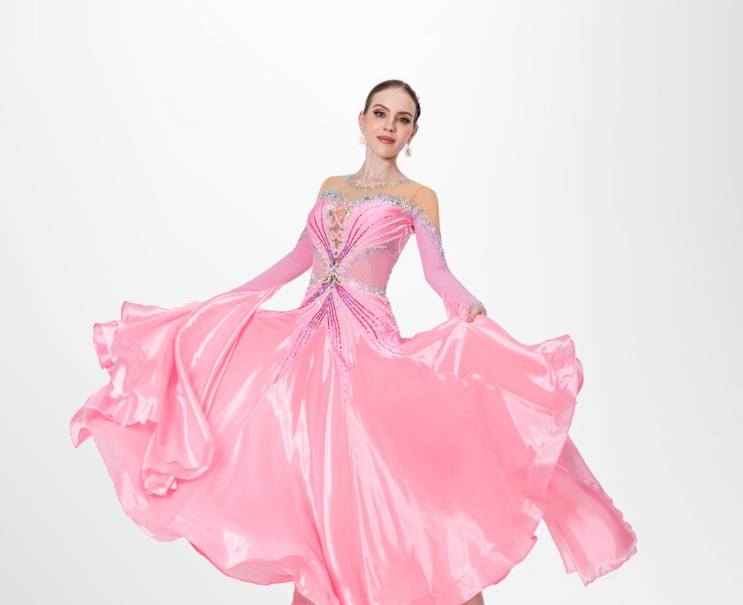 TID Customisable Women's Black Dance Dresses Performance Competition Dancewear