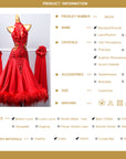 Sleeveless Crystalline Ostrich Feather Ballroom Dress Standard/Smooth