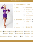 Stretch Net Ostrich Feather Latin Dress Latin/Rhythm