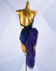 Beaded & Ostrich Feather Latin Dress Latin/Rhythm