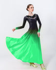 Contrast Color Crystallized Smooth Dress Standard/Smooth