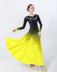 Contrast Color Crystallized Smooth Dress Standard/Smooth