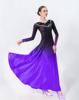 Contrast Color Crystallized Smooth Dress Standard/Smooth