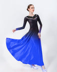 Contrast Color Crystallized Smooth Dress Standard/Smooth