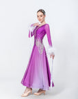 Contrast Color Crystallized Standard Dress Standard/Smooth