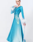 Contrast Color Crystallized Standard Dress Standard/Smooth