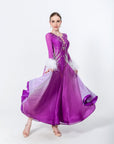 Contrast Color Crystallized Standard Dress Standard/Smooth