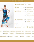 Crystal Peacock Latin Dress Latin/Rhythm