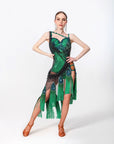 Crystal Peacock Latin Dress Latin/Rhythm