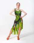 Crystal Peacock Latin Dress Latin/Rhythm