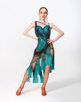 Crystal Peacock Latin Dress Latin/Rhythm