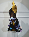 Crystalline 3D Flower Latin Dress Latin/Rhythm