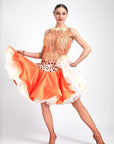 Crystalline Beaded Crepe Latin Dress Latin/Rhythm