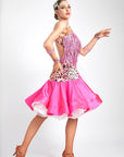 Crystalline Beaded Crepe Latin Dress Latin/Rhythm
