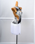 Crystalline Beaded Fringe Latin Dress Latin/Rhythm