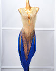 Crystalline Beaded Fringe Latin Dress Latin/Rhythm