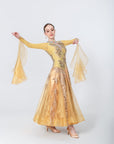 Crystalline Floral Standard Dress Standard/Smooth