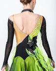 Crystalline Flower Crepes Ballroom Standard Dress Standard/Smooth
