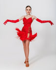 Crystalline Fringe Latin Dress Latin/Rhythm