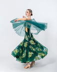 Crystalline Hand Embroidery Standard Dress Standard/Smooth