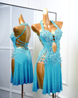 Crystalline sleeveless Latin Dress Latin/Rhythm