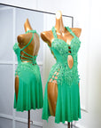 Crystalline sleeveless Latin Dress Latin/Rhythm