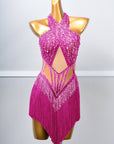 Crystallized Beads Fringe Latin Dress Latin/Rhythm