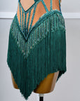 Crystallized Beads Fringe Latin Dress Latin/Rhythm