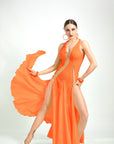 Crystallized Fluorescent stone Smooth Dress Standard/Smooth