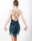 Flower Lace Crystallized Latin Dress Latin/Rhythm