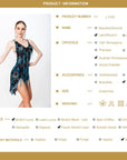 Flower Lace Crystallized Latin Dress Latin/Rhythm