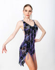 Flower Lace Crystallized Latin Dress Latin/Rhythm