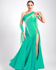 Glittering One Shoulder Smooth Dress Standard/Smooth