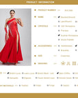 Glittering One Shoulder Smooth Dress Standard/Smooth