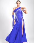 Glittering One Shoulder Smooth Dress Standard/Smooth