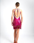 Laser Paillette Latin Performance Dress Latin/Rhythm