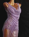 Shiny Crystal Net Latin Dress Latin/Rhythm