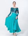 Rayon and Lycra Rhinestone Ballroom Dress Standard/Smooth