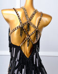 Paillette and Fringe Crystallized Latin Dress Latin/Rhythm 