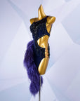 Beaded & Ostrich Feather Latin  Dress Latin/Rhythm  