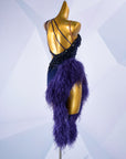 Beaded & Ostrich Feather Latin  Dress Latin/Rhythm  