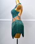 Crystallized Beads Fringe  Latin Dress Latin/Rhythm 