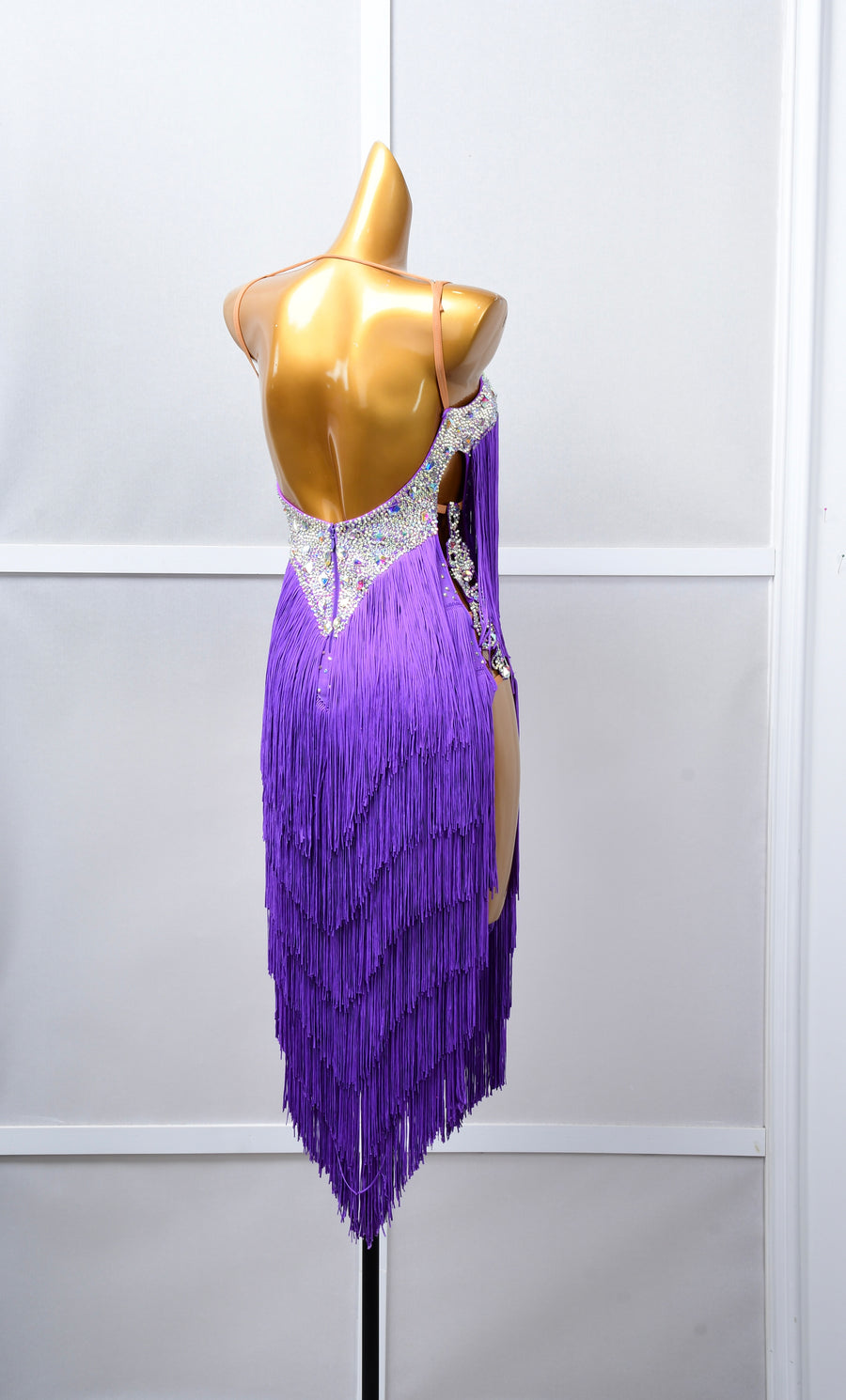 Crystalline Fringe  Latin Dress Latin/Rhythm # L5062