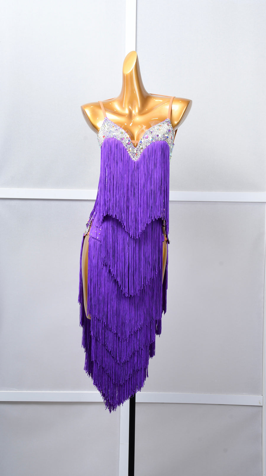 Crystalline Fringe  Latin Dress Latin/Rhythm # L5062