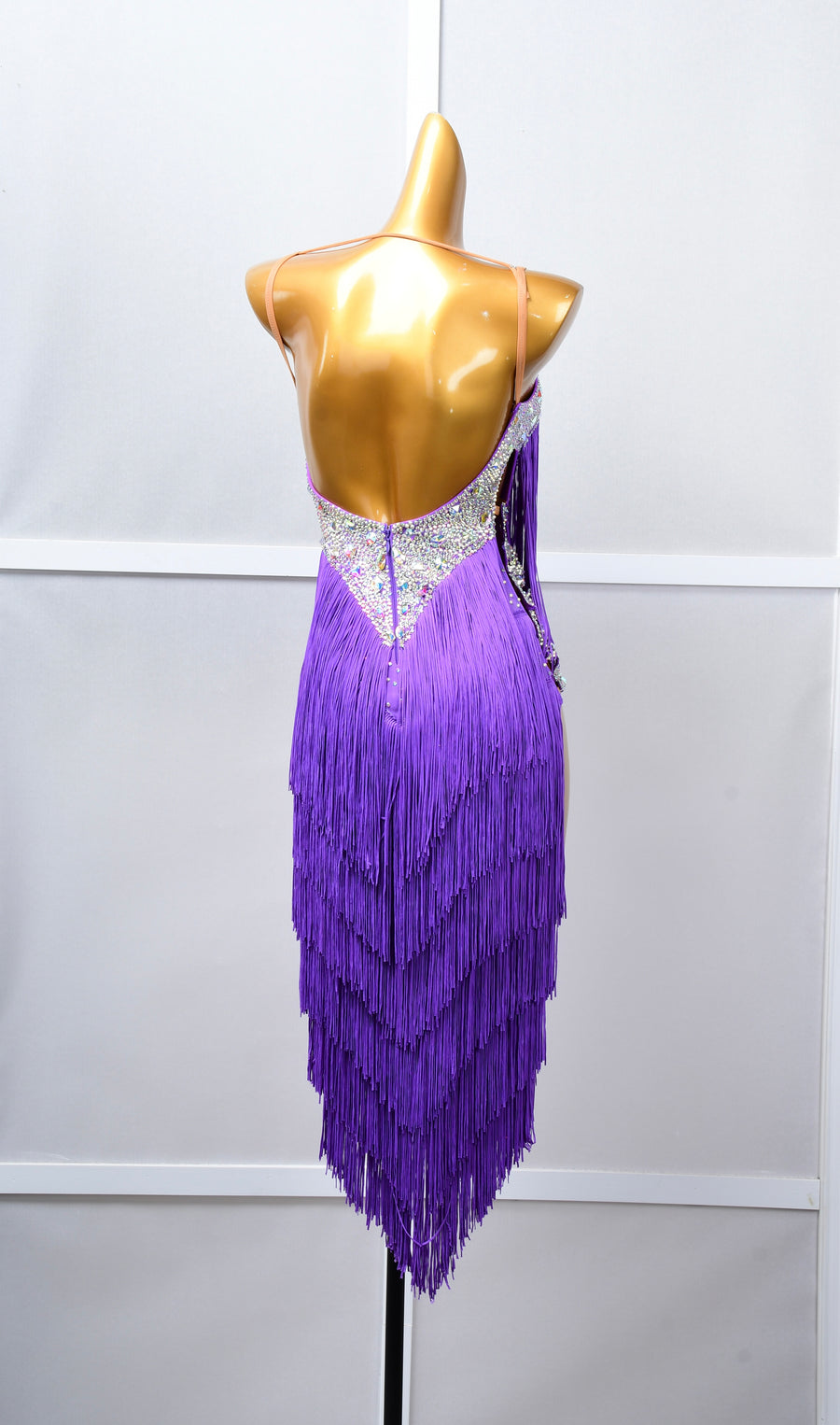 Crystalline Fringe  Latin Dress Latin/Rhythm # L5062