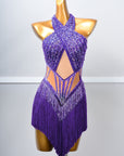 Crystallized Beads Fringe  Latin Dress Latin/Rhythm 