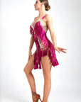 Laser Paillette Latin Performance Dress Latin/Rhythm 