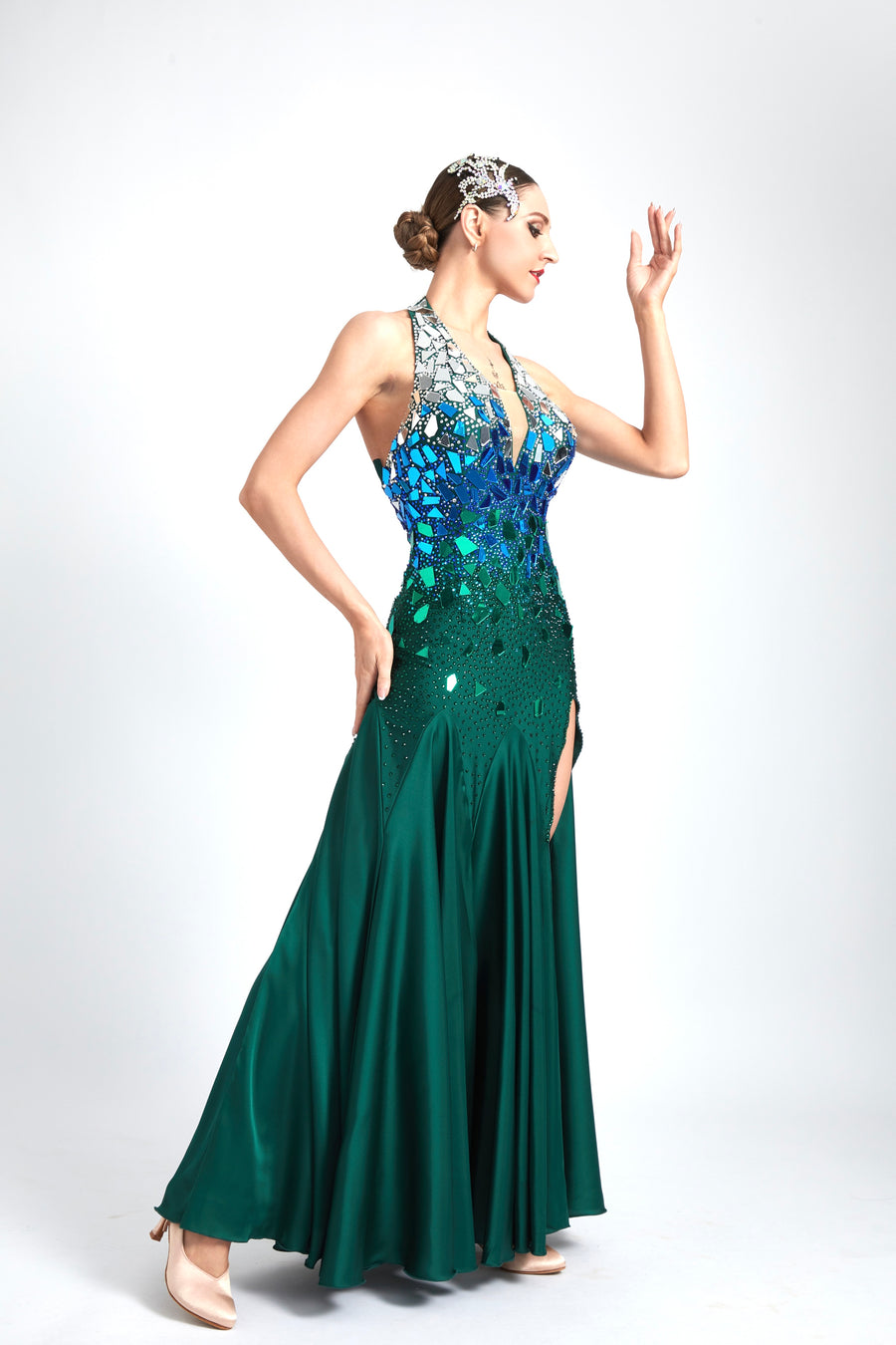 Crystalline Starry  Smooth Competition Dress Standard/Smooth # M-S 3986