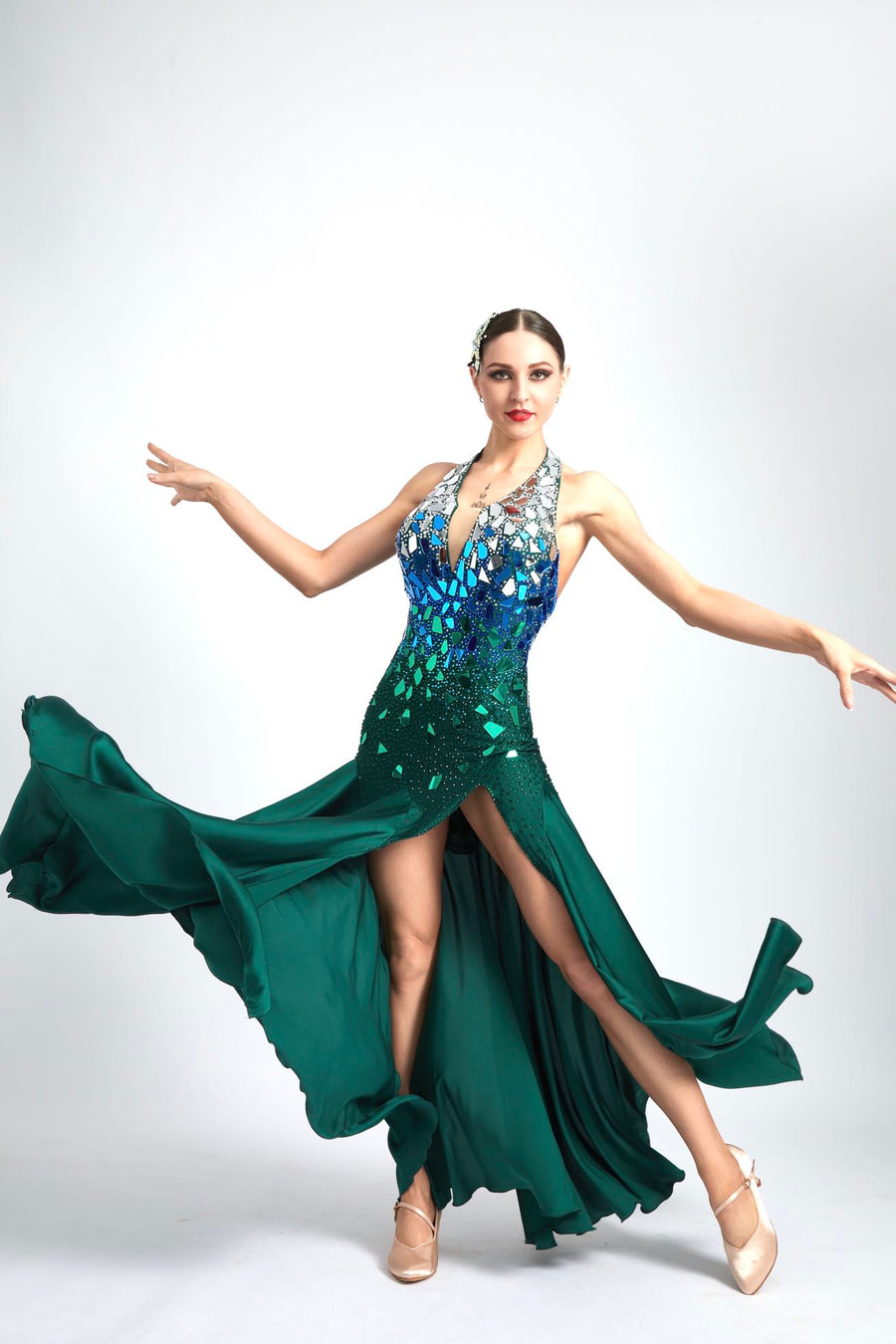 Crystalline Starry  Smooth Competition Dress Standard/Smooth # M-S 3986