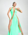 Crystallized Fluorescent stone Smooth Dress Standard/Smooth 